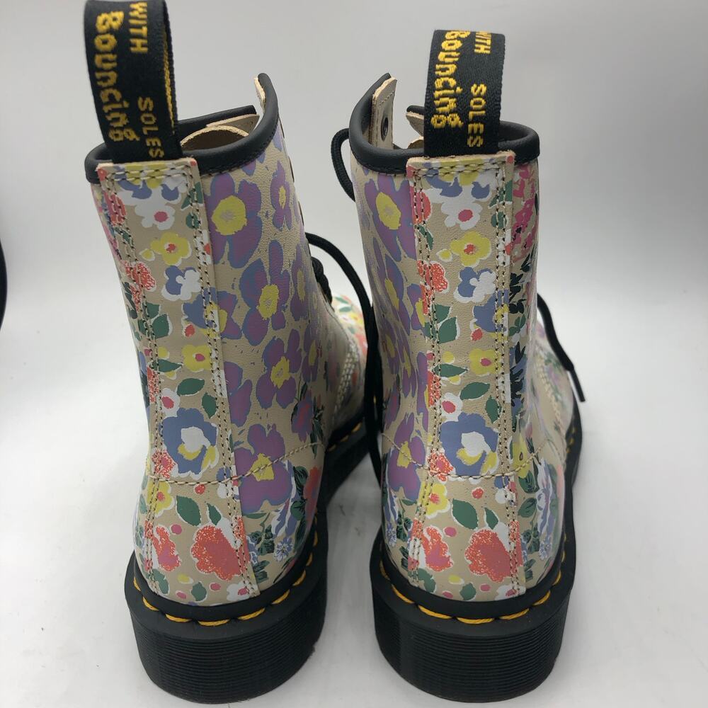 Dr,Martens 1460 Floral Mash Up Leather Lace Up Boots Size EU 37/ US 6 - Picture 5 of 10
